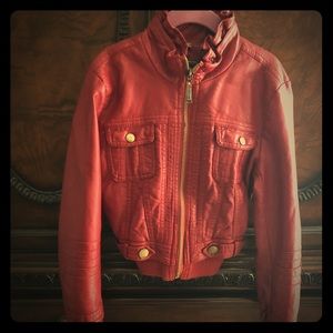 Girls Red JouJou Jacket Size SM